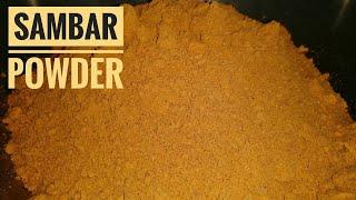 How to make Instant Mix - Sambar Powder / Podi in Tamil............Mami Veetu Samayal VLOG 14