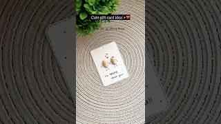 Handmade card for your loved ones | easy gift card ideas #diy #craft #handmade #giftideas #couple