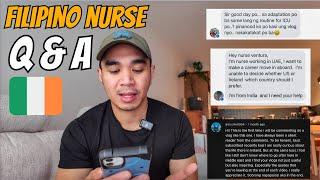 Q&A VLOG/  FILIPINO NURSE in IRELAND