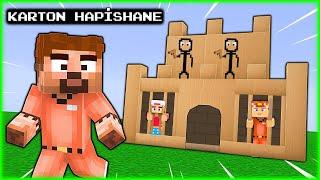 ESCAPE FROM MINECRAFT CARDBOARD PRISON!  - Minecraft Parodies