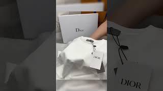 Dior Fashion T-Shirt Unboxing #shorts  #clothing  #fashionstyle  #menswear  #unboxing