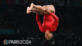 Simone Biles DOES IT AGAIN with a spectacular Yurchenko double pike | Paris Olympics | NBC Sports