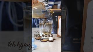 Hari ini nyobain KAZU hojicha, kepo banget sama rasanya. Aromanya ku suka, smoky gitu. Enak ga? 