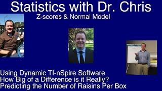 Exploring Z-Scores and the Normal Model with Raisins Data Using TI-nSpire Software