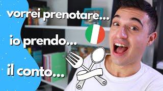Very IMPORTANT phrases to use at a restaurant in Italy + useful CULTURAL tips