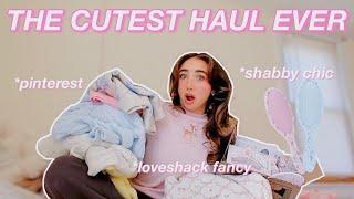 THE CUTEST CLOTHING HAUL EVER!*shabby chic+pinterest inspired