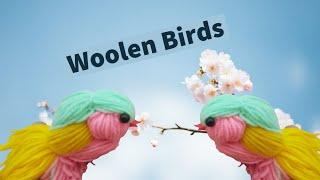 DIY WOOLEN BIRD | How To Make  Woolen Bird | woolen birds | Jerish World