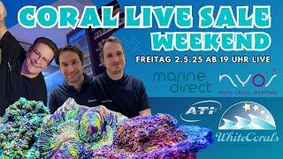 Korallen Live Sale Weekend  Live aus dem WhiteCorals Studio Tag 1 am 2.5.25 ab 19 Uhr 