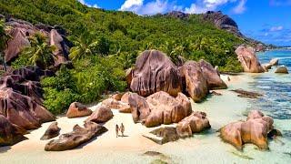 SEYCHELLES 4K | Most beautiful beaches in the world (ASMR)