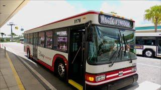 Walt Disney World Bus Ride to Magic Kingdom & Hollywood Studios in 4K | Disney Transportation 2021