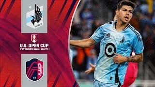 Minnesota United vs. St. Louis CITY SC: Extended Highlights | U.S. Open Cup - Round of 16