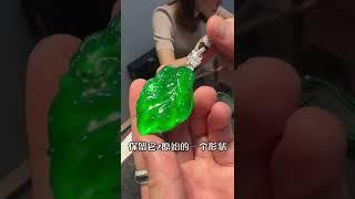 一千萬翡翠觀音，拿手上都覺得壓力挺大的，你們看的開心就好。