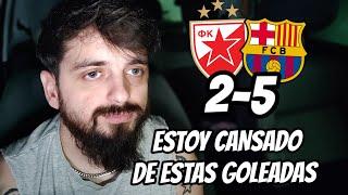 OTRA GOLEADA del BARÇA de HANSI FLICK... MANITA al ESTRELLA ROJA en CHAMPIONS... QUE PEREZA