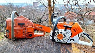 Stihl MS 500i versus Husqvarna 281xp (same bar and chain)