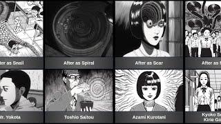 TOP MOST SCARIEST AND CRAZY TRANFORMATION IN UZUMAKI SPIRAL INTO HORROR