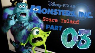 Monsters Inc Scare Island Walkthrough Part 3 (PS2) 100% Urban Training Field [Gold]