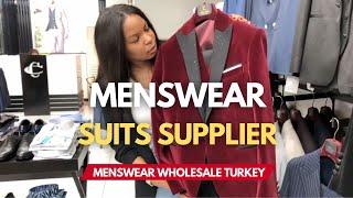 WHERE TO BUY AFFORDABLE WHOLESALE TURKEY MENSWEAR SUITS IN MERTER |  MENSWEAR VENDORS |CALVIN CLASS