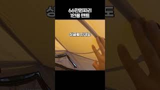 1인용인데 66만원!!! 없어서 못 팔던 텐트가 있습니다 #shorts #캠핑 #텐트