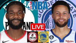 LIVE: PORTLAND TRAIL BLAZERS vs GOLDEN STATE WARRIORS | NBA | PLAY BY PLAY | SCOREBOARD