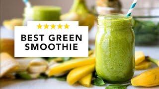 BEST Green Smoothie Recipe | 5 SIMPLE Ingredients