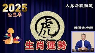 2025年 虎 生肖運勢｜2025 生肖「虎」 完整版｜2025年 运势 虎｜乙巳年運勢  虎 2025｜2025年 运途 虎｜虎 生肖运程 2025｜大易命理頻道｜賴靖元 老師｜CC 字幕