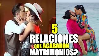 TOP 5 DE FAMOSOS QUE OFICIALIZARON A SUS PAREJAS EN MEDIO DE RUMORES DE INFIDELIDAD