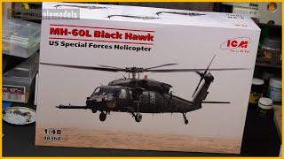 ICM's brand new MH-60L Black Hawk in 1/48th scale - inbox review