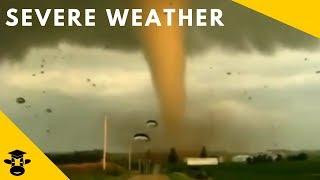 Compilation of severe weather ( Tornado, Hurricane, Dust Storm, Thunderstorm )