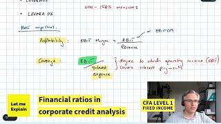 Financial ratios in corporate credit analysis (for the CFA Level 1 exam)