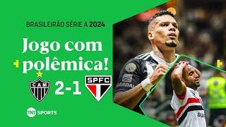 SÃO PAULO TEM JOGADOR EXPULSO E GALO VOLTA A VENCER NA ARENA MRV! ATLÉTICO-MG 2 X 1 SÃO PAULO