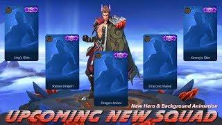 MOBILE LEGENDS UPCOMING NEW SQUAD - NEW HERO MLBB - YAHANU GAMER