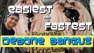 EASIEST WAY! | HOW TO DEBONE BANGUS ( MILKFISH ) | DIY #06 | JOVZ PIN