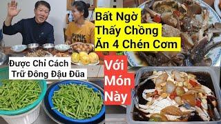 812# Hai Vợ Chồng Ăn Sạch Nồi Cơm Với Món Ghẹ Ngâm Tương Tự Làm Nhà