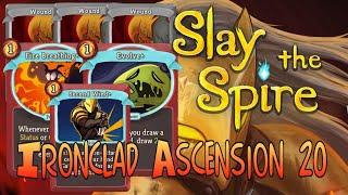 [Slay the Spire] Ironclad Ascension 20 (with Heart Kill)