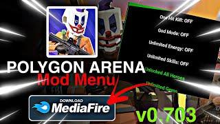 Polygon Arena Mod Menu Apk v0.703 || Online Working || No Password || Polygon Arena 2024