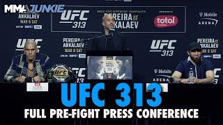 UFC 313 Full Pre-Fight Press Conference: Alex Pereira, Magomed Ankalaev Trade BOLD Words