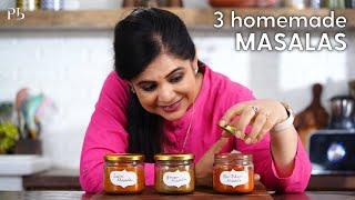 3 Homemade Masala I Garam Masala I Pav Bhaji Masala I Sabji Masala I Pankaj Bhadouria