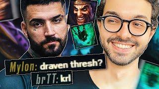 DRAVEN COM THRESH É A BOT LANE DE PRESSÃO ft. BrTT