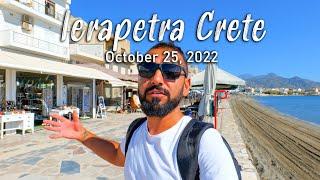 Ierapetra, Crete, walking tour 4k, Greece 2022
