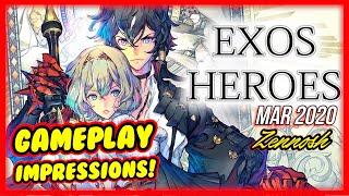 Exos Heroes Gameplay Impressions! Worth Playing? Mobile Android IOS RPG Game