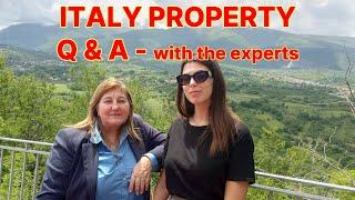 #101 ABRUZZO ITALY PROPERTY Q & A w/the experts at Majellacase Real Estate INTERVIEW & visit office.