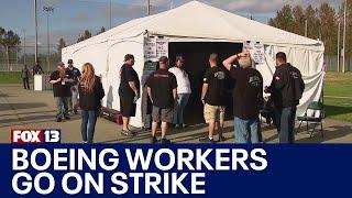 Boeing factory workers vote down new contract, will go on strike | FOX 13 Seattle