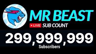 MrBeast HITS 300 MILLION Subscribers LIVE!