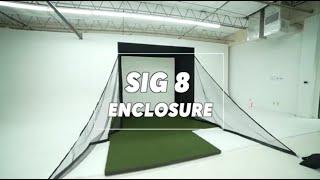 SIG8 Golf Simulator Enclosure Assembly