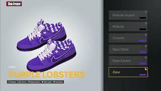 HOW TO MAKE Nike SB Dunk Low "Purple Lobster" In NBA 2K24 Shoe Creator