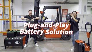 Electric Forklift with Plug and Play Battery System | X4 Series