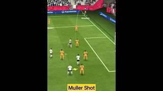 German Player Muller Shot #games #efootball #football #muller #shorts #messi #ronaldo #cr7 #gameplay