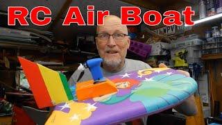 How to make RC Air Boat  Lidl Body Board