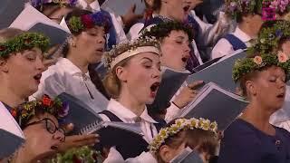 Ukrainian national anthem - 2023 Latvian Song and Dance Festival