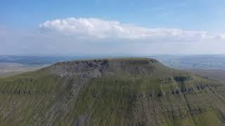 Ingleborough from the top to bottom by drone